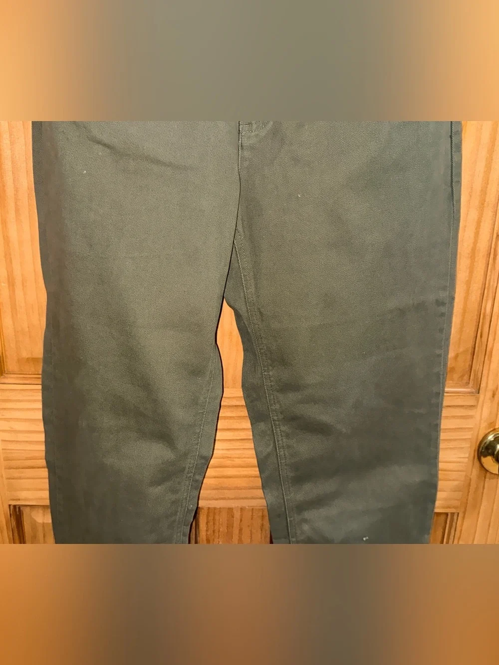 NWT Liz Claiborne Lizwear Women’s Olive Relaxed Fit Twill Jeans-8S